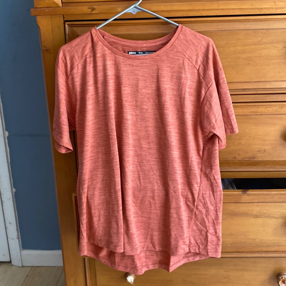 Burnt orange REI athletic shirt size XL